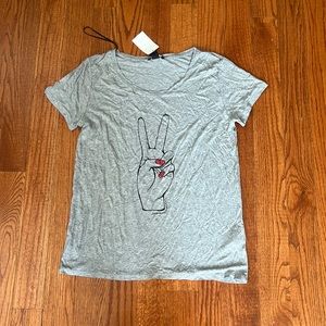 H&M Peace Sign T-Shirt